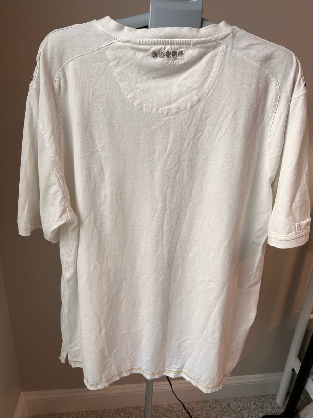 Vintage Y2K Coogi T Shirt 2XL White Embroidered Hip Hop Streetwear Cotton GUC - Picture 6 of 11
